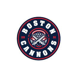 BOSTON 20 01 CANNONS logo