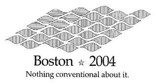 BOSTON 2004 NOTHING CONVENTIONAL ABOUT IT. logo
