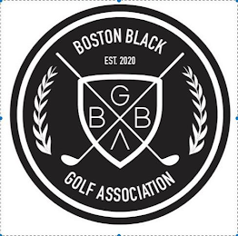 BOSTON BLACK GOLF ASSOCIATION EST. 2020 B B G A logo