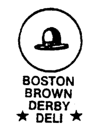 BOSTON BROWN DERBY DELI logo