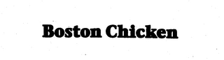 BOSTON CHICKEN logo