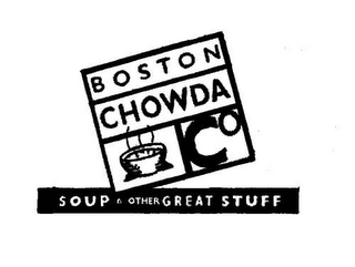 BOSTON CHOWDA CO SOUP & OTHER GREAT STUFF logo