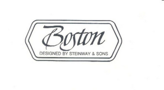 BOSTON DESIGNED BY STEINWAY & SONS logo