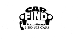 BOSTON HERALD CAR FIND 1-800-689-CARS logo