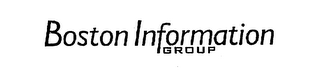 BOSTON INFORMATION GROUP logo