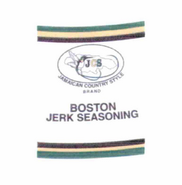BOSTON JERK SEASONING JAMAICAN COUNTRY STYLE BRAND JCS logo