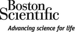 BOSTON SCIENTIFIC ADVANCING SCIENCE FOR LIFE logo