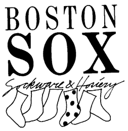 BOSTON SOX SOCKWARE & HOSIERY logo