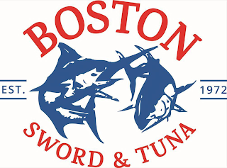 BOSTON SWORD & TUNA EST. 1972 logo