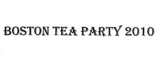 BOSTON TEA PARTY 2010 logo