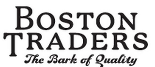 BOSTON TRADERS THE BARK OF QUALITY logo