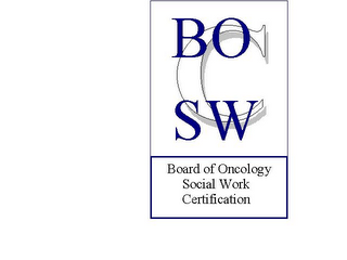 BOSWC BOARD OF ONCOLOGY SOCIAL WORK CERTIFICATION logo