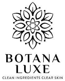 BOTANA LUXE CLEAN INGREDIENTS CLEAR SKIN logo