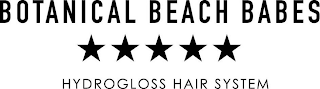 BOTANICAL BEACH BABES HYDROGLOSS HAIR SYSTEM logo