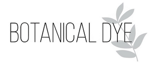 BOTANICAL DYE logo