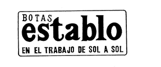 BOTAS ESTABLO EN EL TRABAJO DE SOL A SOL logo
