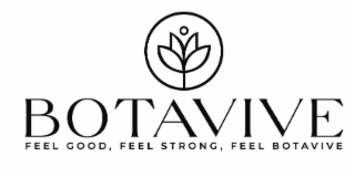 BOTAVIVE FEEL GOOD, FEEL STRONG, FEEL BOTAVIVE logo