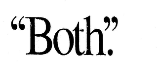 "BOTH." logo