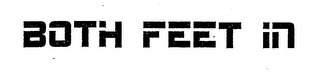 BOTH FEET IN logo