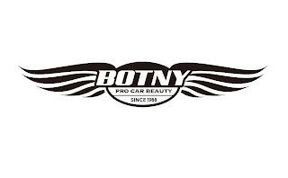 BOTNY PRO CAR BEAUTY SINCE 1988 logo