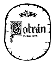 BOTRAN SOLERA 1893 logo
