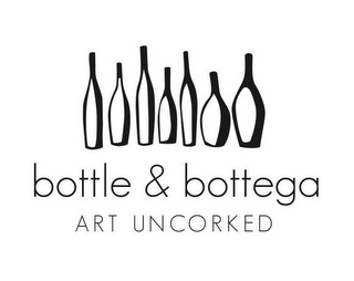 BOTTLE & BOTTEGA ART UNCORKED logo