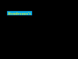 BOUDREAUX'S logo