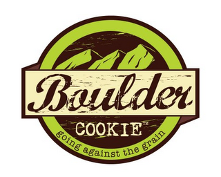 BOULDER COOKIE GOING AGAINST THE GRAIN logo