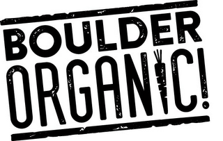 BOULDER ORGANIC logo
