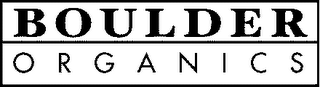 BOULDER ORGANICS logo