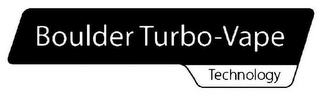 BOULDER TURBO-VAPE TECHNOLOGY logo