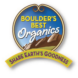 BOULDER'S BEST ORGANICS/SHARE EARTH'S GOODNESS logo