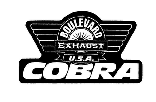 BOULEVARD EXHAUST U.S.A. COBRA logo