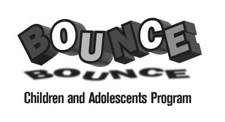 BOUNCE BOUNCE CHILDREN AND ADOLESCENTS PROGRAM logo