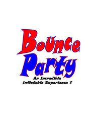 BOUNCE PARTY AN INCREDIBLE INFLATABLE EXPERIENCE I logo