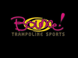 BOUNCE! TRAMPOLINE SPORTS logo
