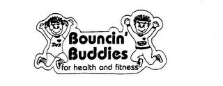 BOUNCIN' BUDDIES FOR HEALTH AND FITNESS logo