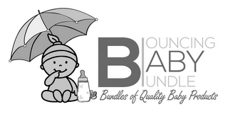 BOUNCING BABY BUNDLE BUNDLES OF QUALITY BABY PRODUCTS logo