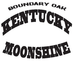 BOUNDARY OAK KENTUCKY MOONSHINE logo