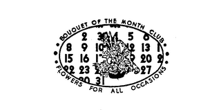 BOUQUET OF THE MONTH CLUB FLOWERS FOR ALL OCCASIONS logo