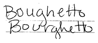 BOURGHETTO BOUGHETTO logo