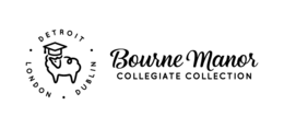 BOURNE MANOR COLLEGIATE COLLECTION DETROIT LONDON DUBLIN logo