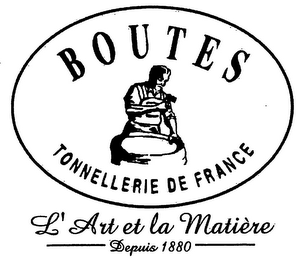 BOUTES TONNELLERIE DE FRANCE L'ART ET LA MATIÈRE DEPUIS 1880 logo