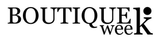 BOUTIQUE WEEK logo