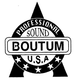 BOUTUM USA PROFESSIONAL SOUND logo