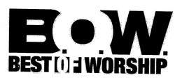 B.O.W. BEST OF WORSHIP logo