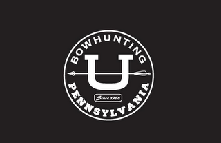 BOW HUNTING PENNSYLVANIA U SINCE 1968 logo