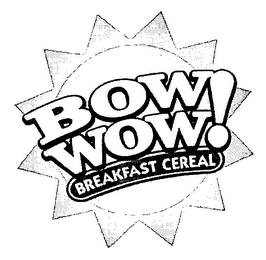 BOW! WOW! BREAKFAST CEREAL logo