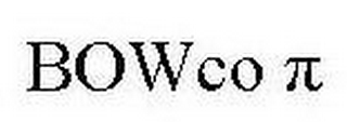 BOWCO logo