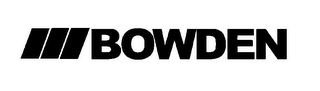 BOWDEN logo